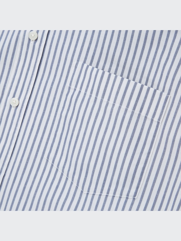 U Wide-Fit Striped Long-Sleeve Shirt