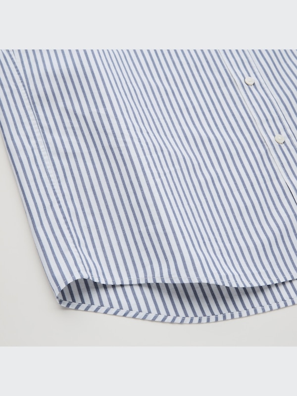 U Wide-Fit Striped Long-Sleeve Shirt