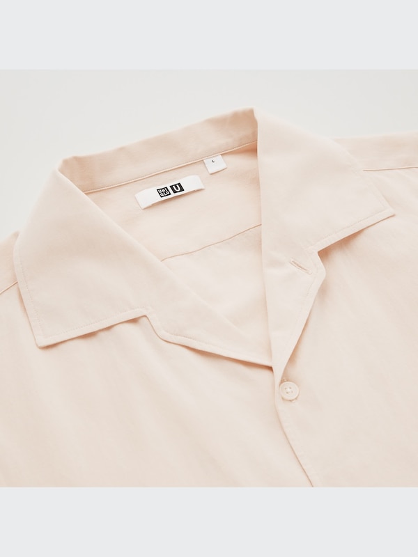 U Convertible Collar Short-Sleeve Shirt