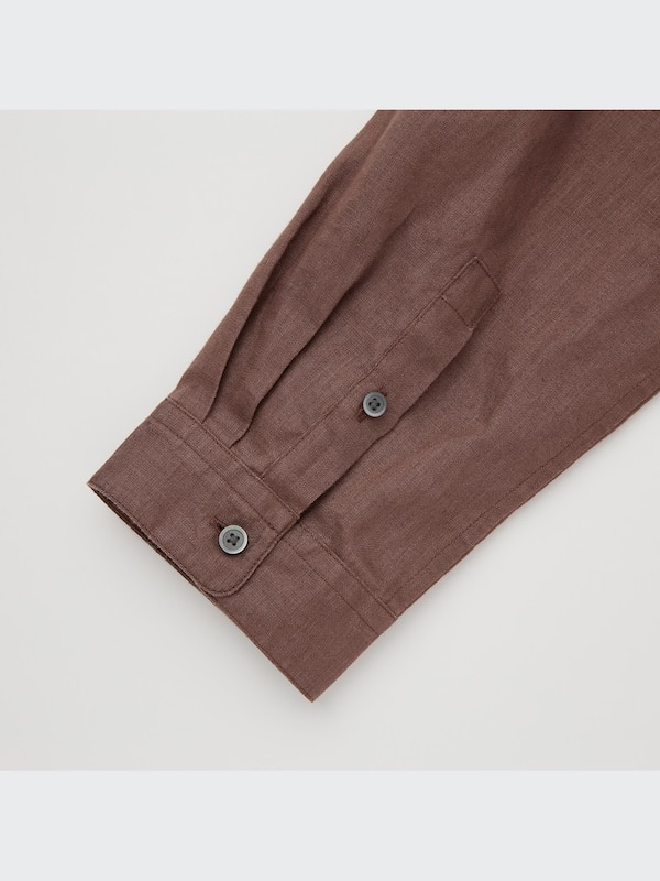 Premium Linen Skipper Collar 3/4-Sleeve Shirt