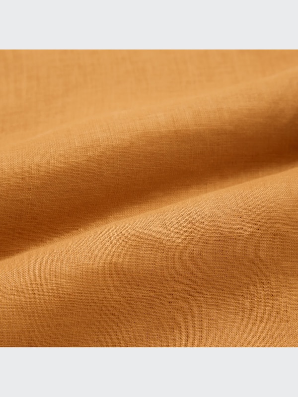 Premium Linen Skipper Collar 3/4-Sleeve Shirt