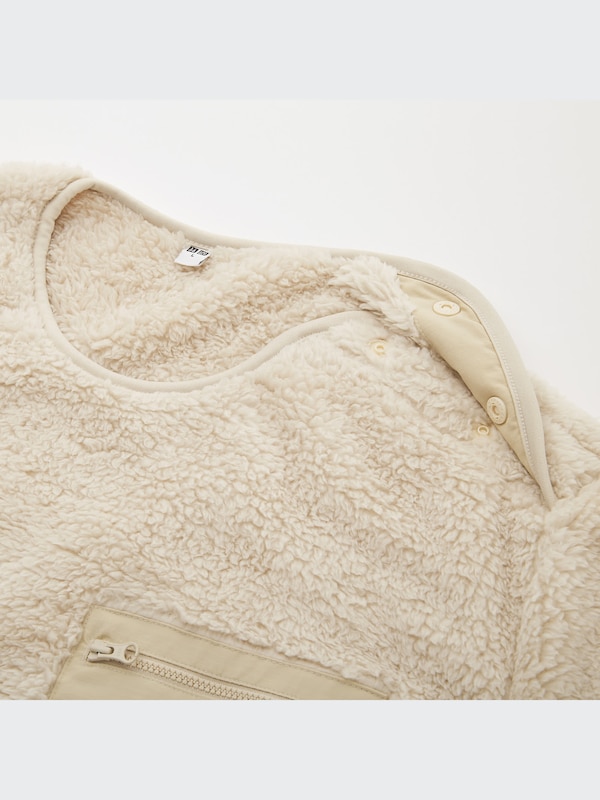 Fluffy Yarn Fleece Pullover Shirt