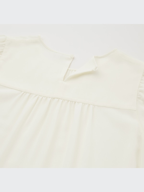 Rayon Georgette Long-Sleeve Blouse