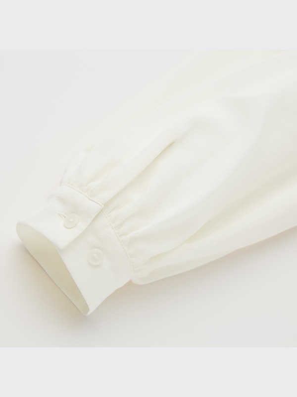Rayon Georgette Long-Sleeve Blouse