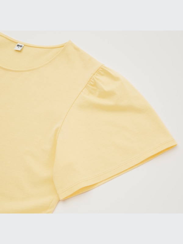 Smooth Cotton Short-Sleeve Dress