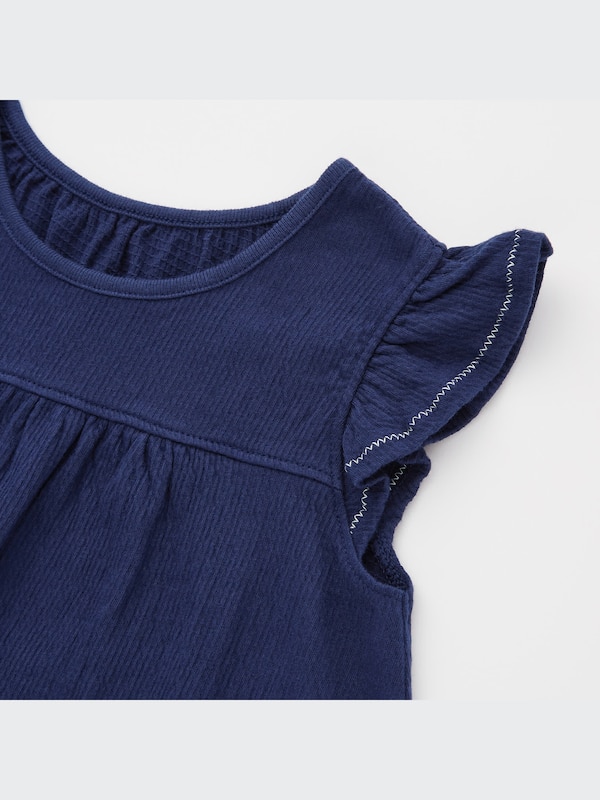 Frill Sleeve Short Sleeve T-Shirt