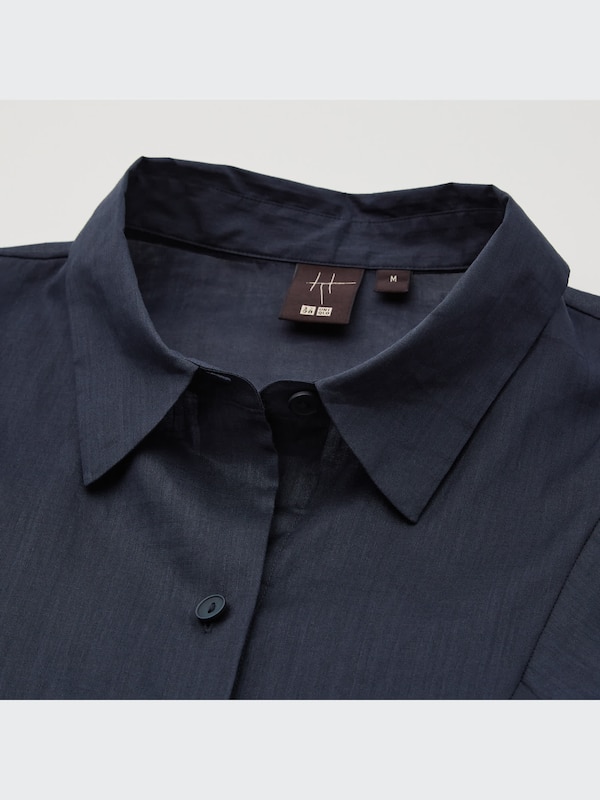 Ramie Cotton Long-Sleeve Shirt (Hana Tajima)