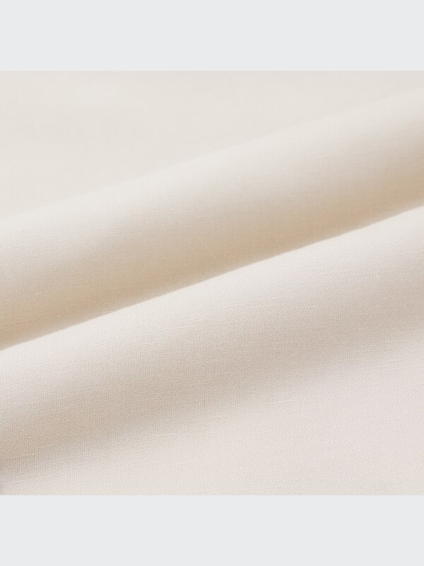 Rayon-Linen Long-Sleeve Blouse (Hana Tajima)