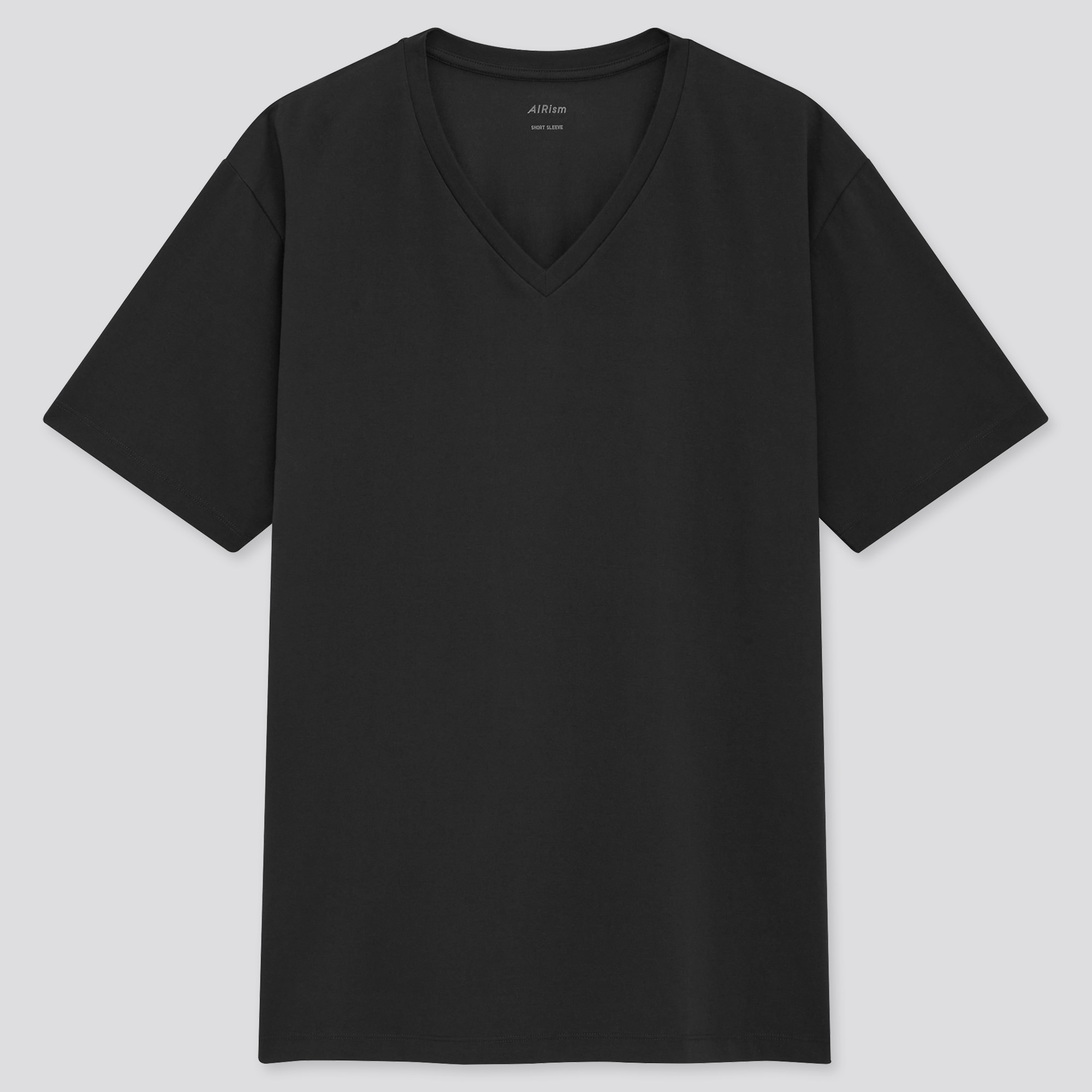 Men AIRism Cotton V Neck Short Sleeved 