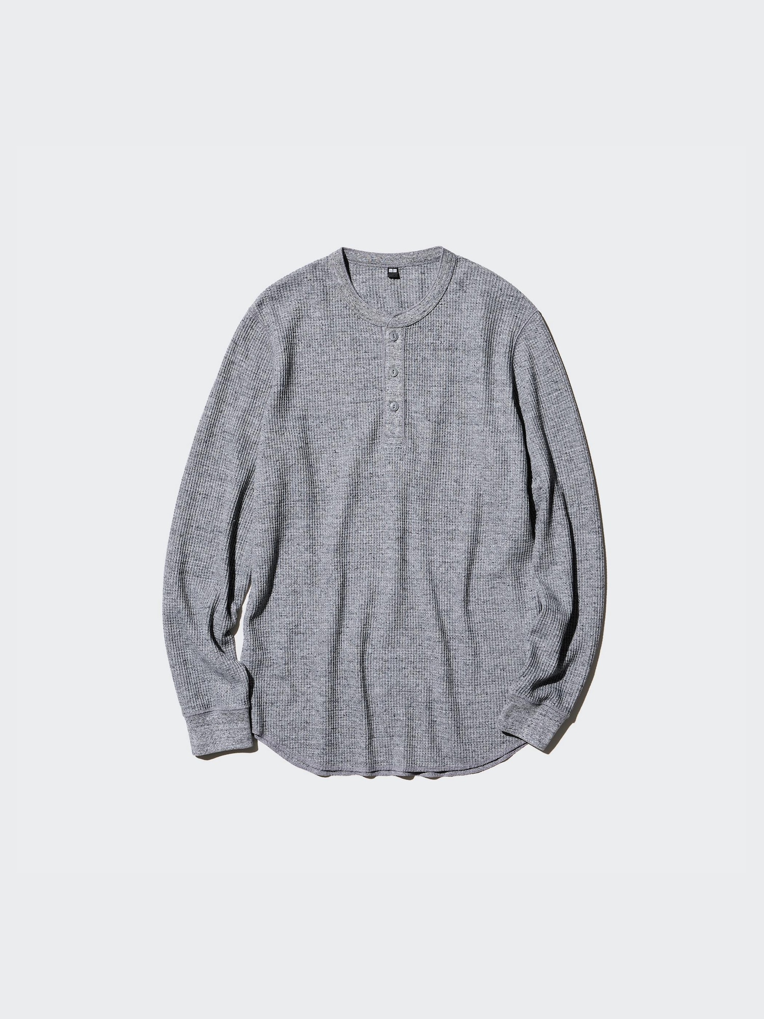 トップス Waffle henley neck long sleeve t-shirt Waffle henley neck long sleeve t-shirt – Pablo vinci