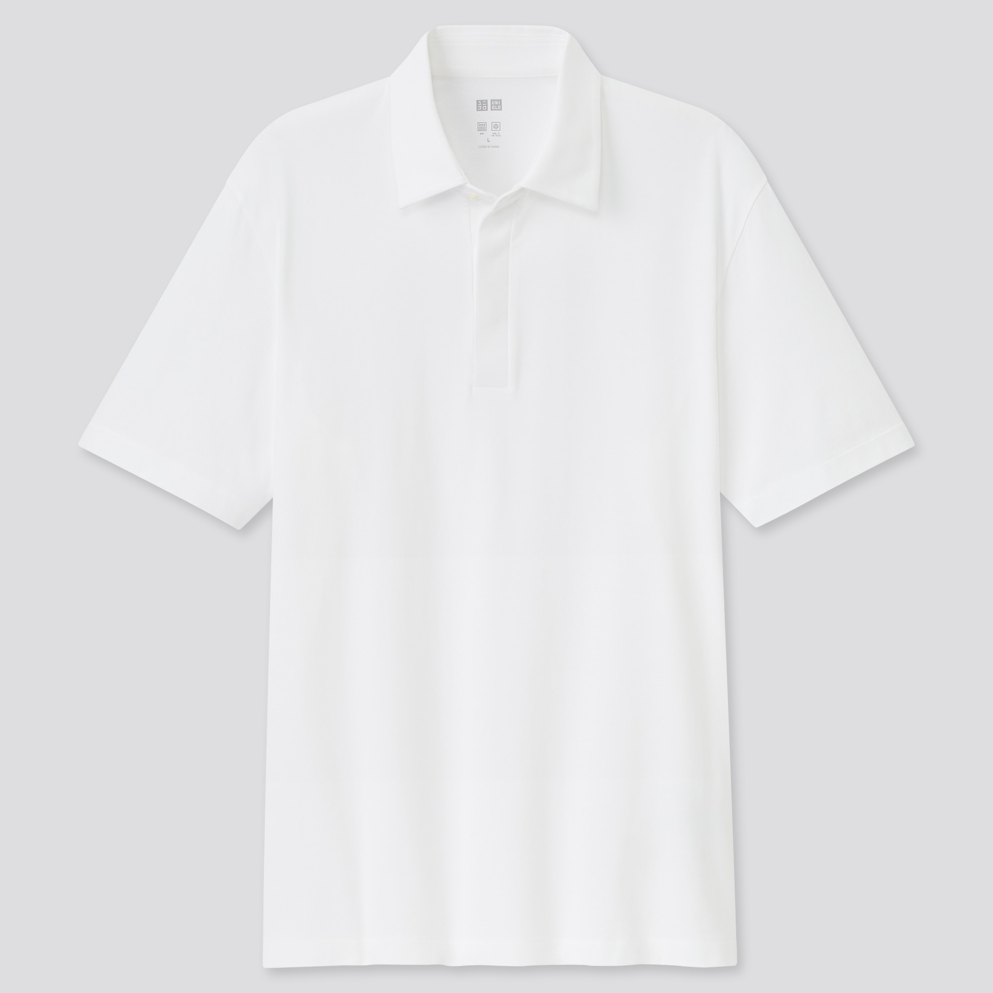 AIRism Fly-Front Polo Shirt