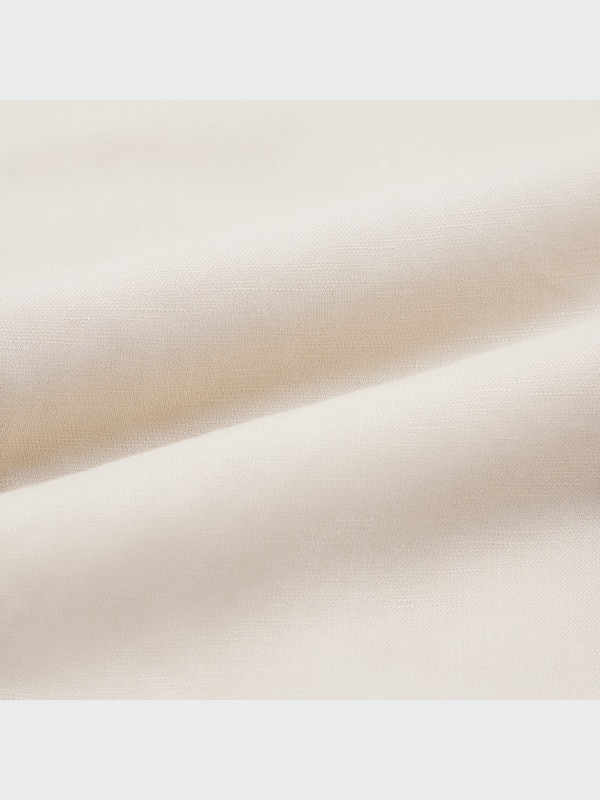 Rayon-Linen Tucked Tapered Pants (Hana Tajima)