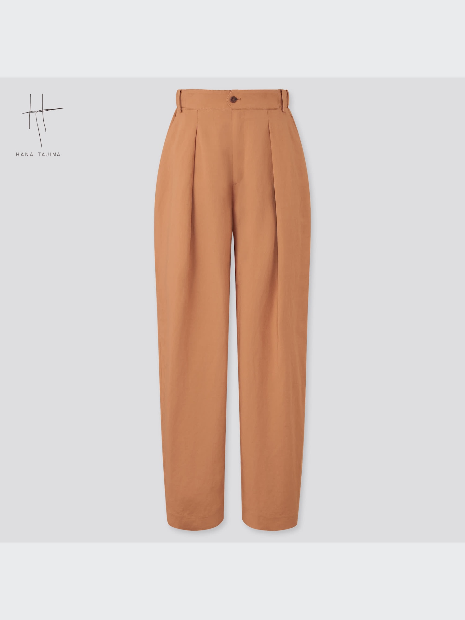 パーティを彩るご馳走や Rayon-Linen Tucked Tapered Pants (Hana Tajima) | UNIQLO US パンツ