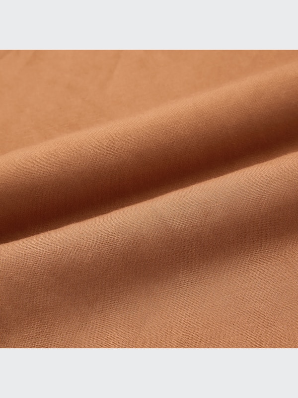 Rayon-Linen Tucked Tapered Pants (Hana Tajima)