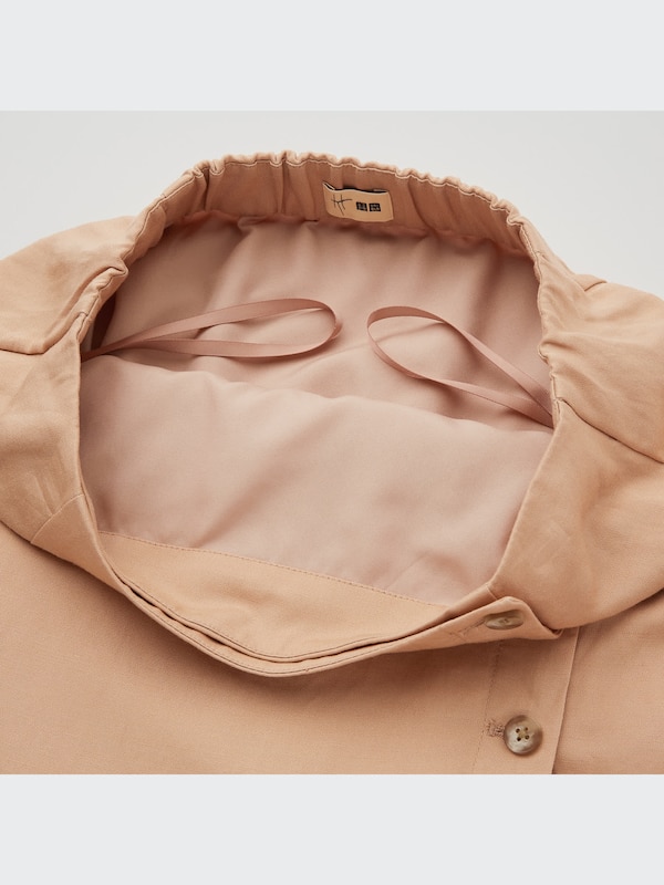 Rayon-Linen Wrap Skirt (Hana Tajima)