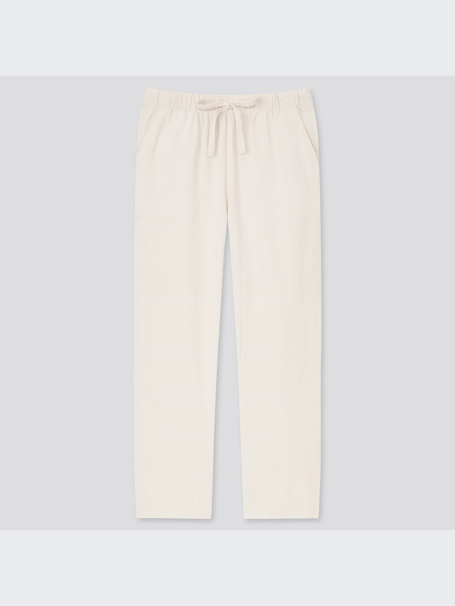 Cotton Relaxed Solid Ankle Pants | UNIQLO US