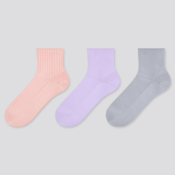 Crew Ribbed Socks (3 Pairs) | UNIQLO US