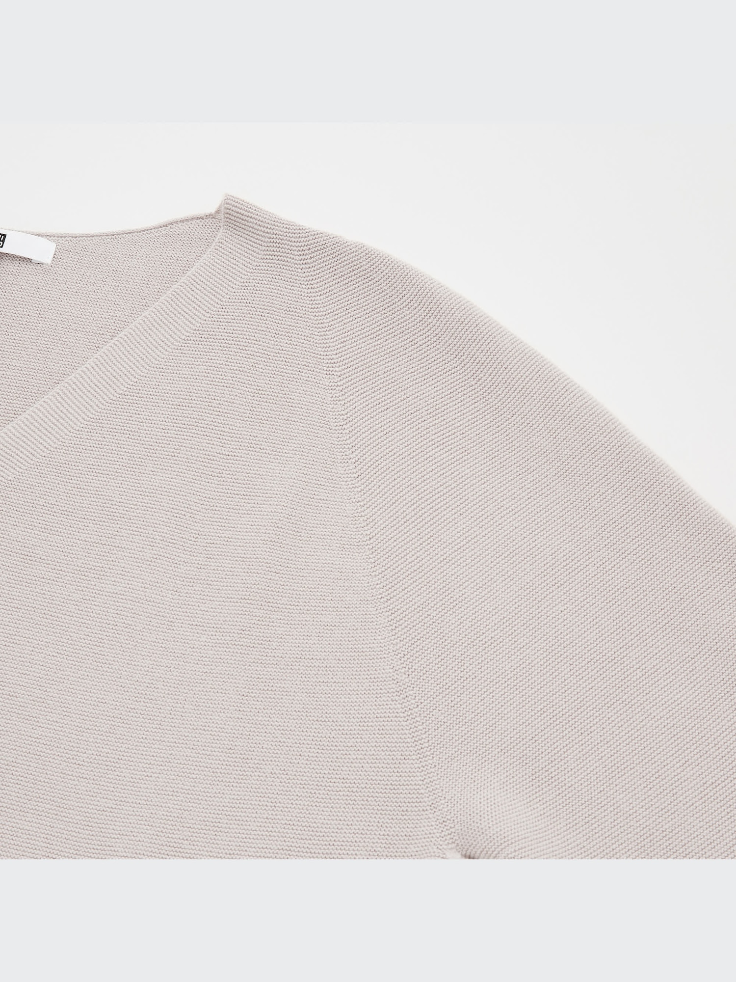 3D Knit Cotton Blend V-Neck Long-Sleeve Sweater | UNIQLO US