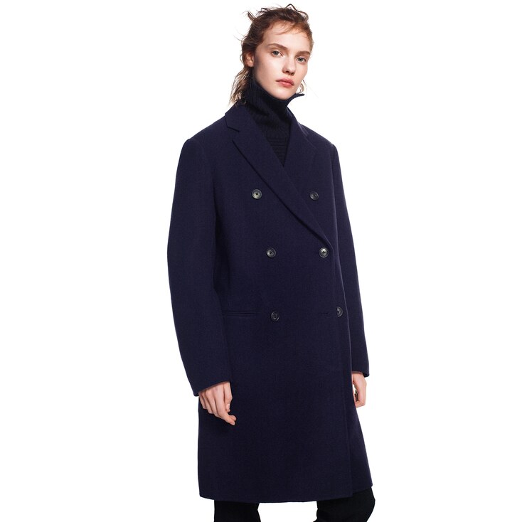 WOMEN +J DOUBLE-FACE DOUBLE-BREASTED COAT | UNIQLO US