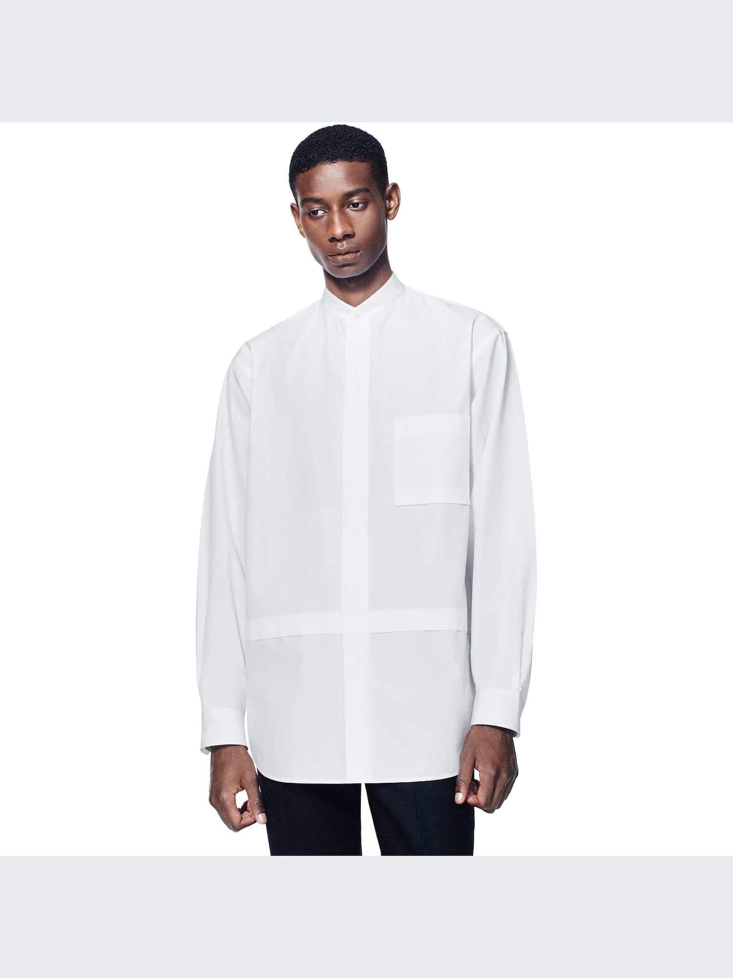 J Supima® Cotton Oversized Long-Sleeve Shirt | UNIQLO US