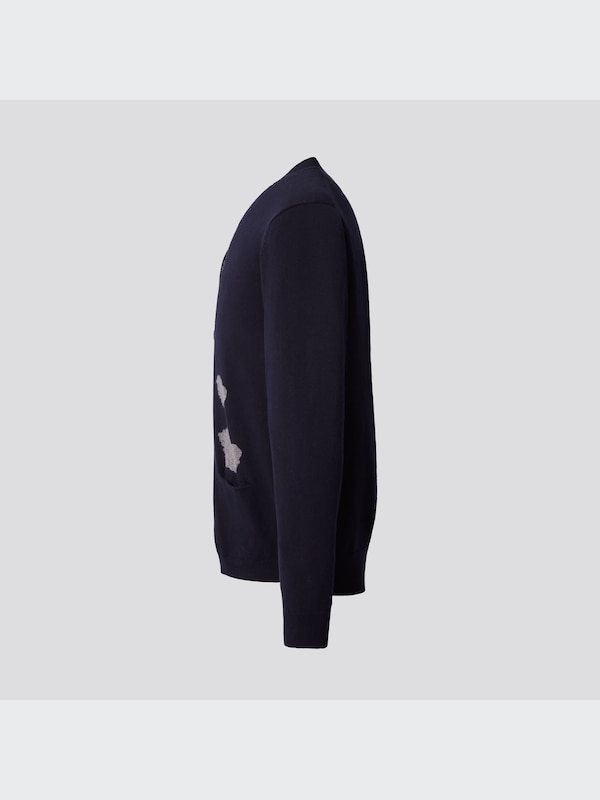 +J Merino Blend V Neck Long Sleeve Cardigan