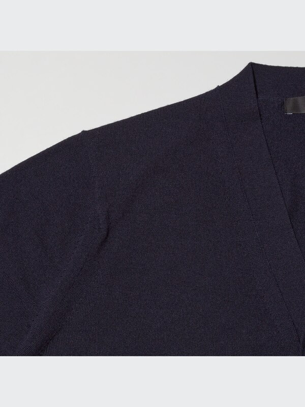 +J Merino Blend V Neck Long Sleeve Cardigan