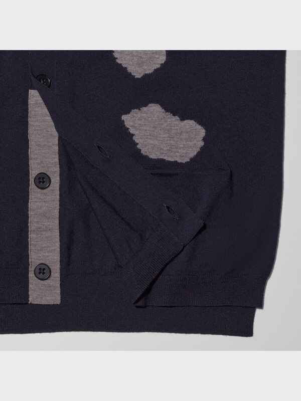 +J Merino Blend V Neck Long Sleeve Cardigan