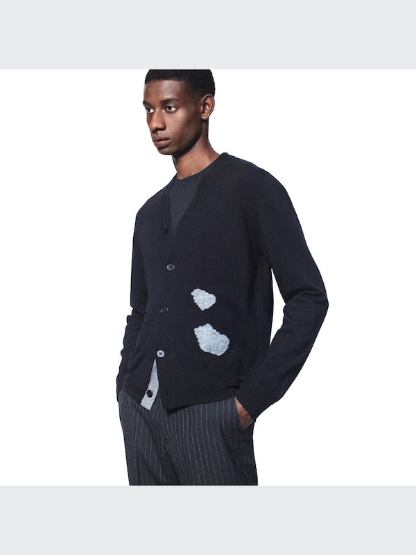 +J Merino Blend V Neck Long Sleeve Cardigan