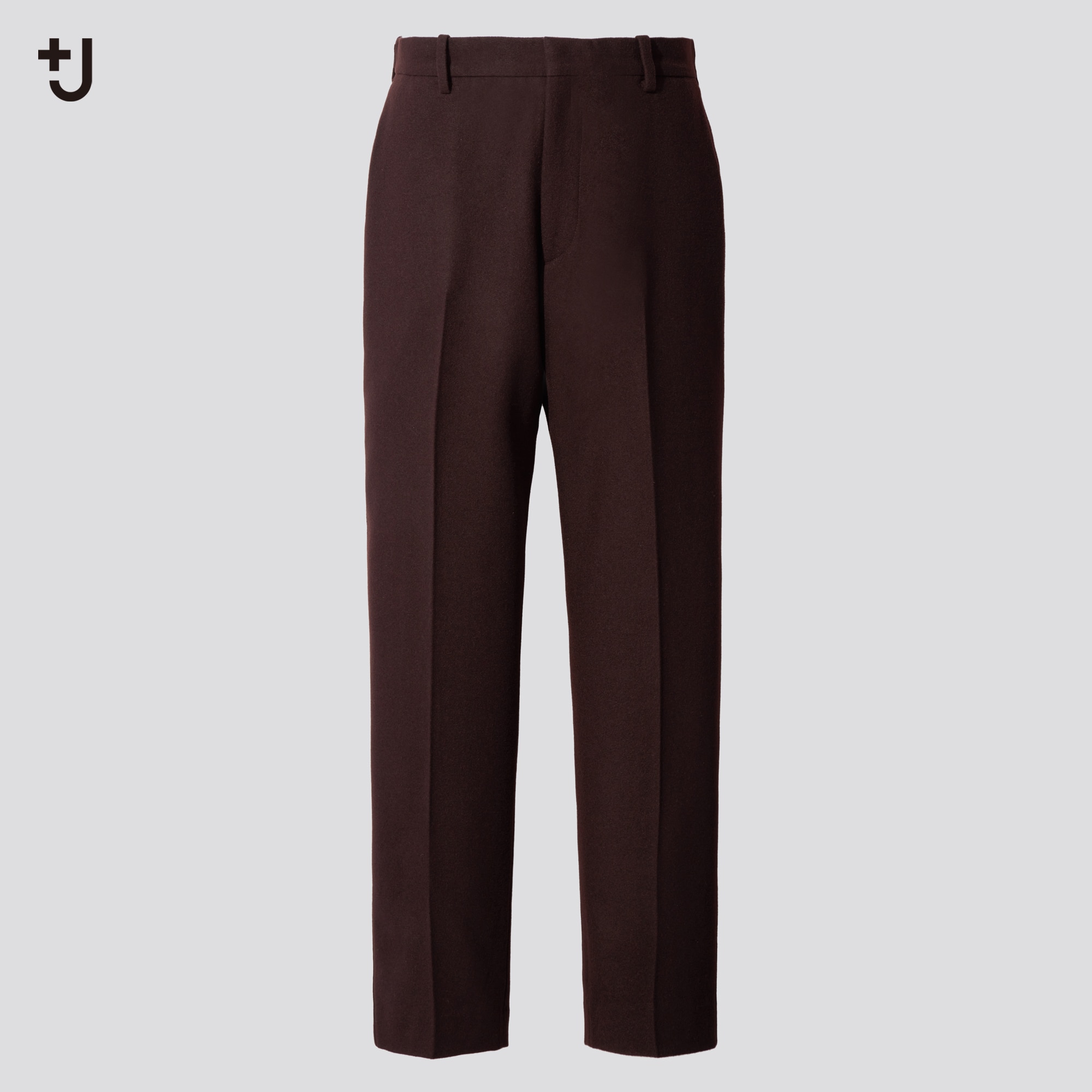 mens tapered wool trousers