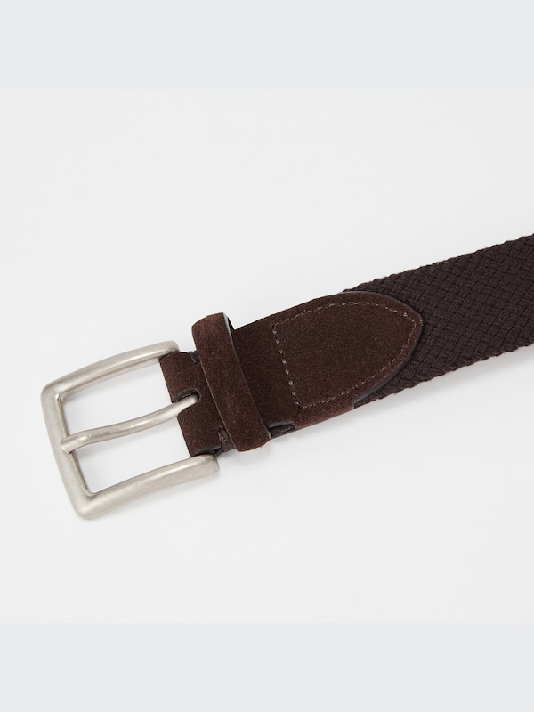 Suede Combination Stretch Belt