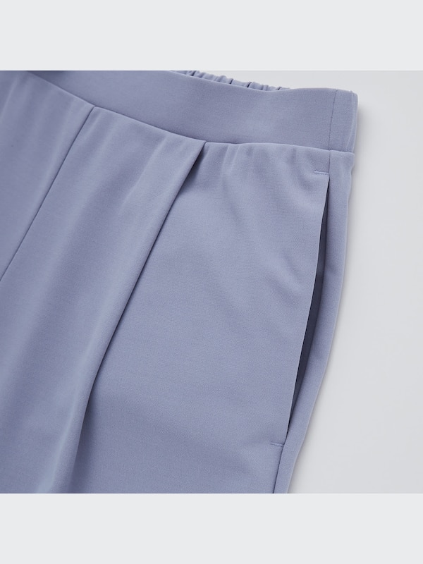 Crepe Jersey Straight Pants