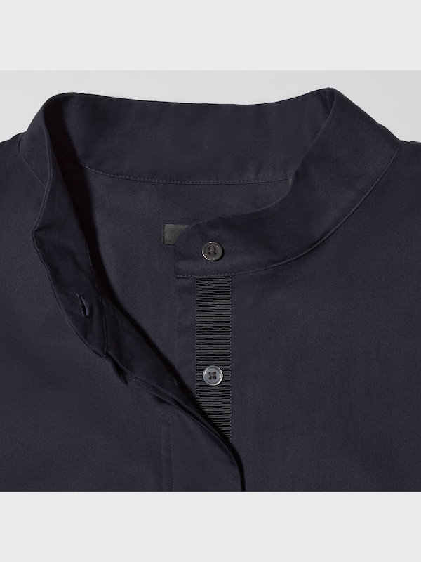 +J Long-Sleeve Shirt Dress