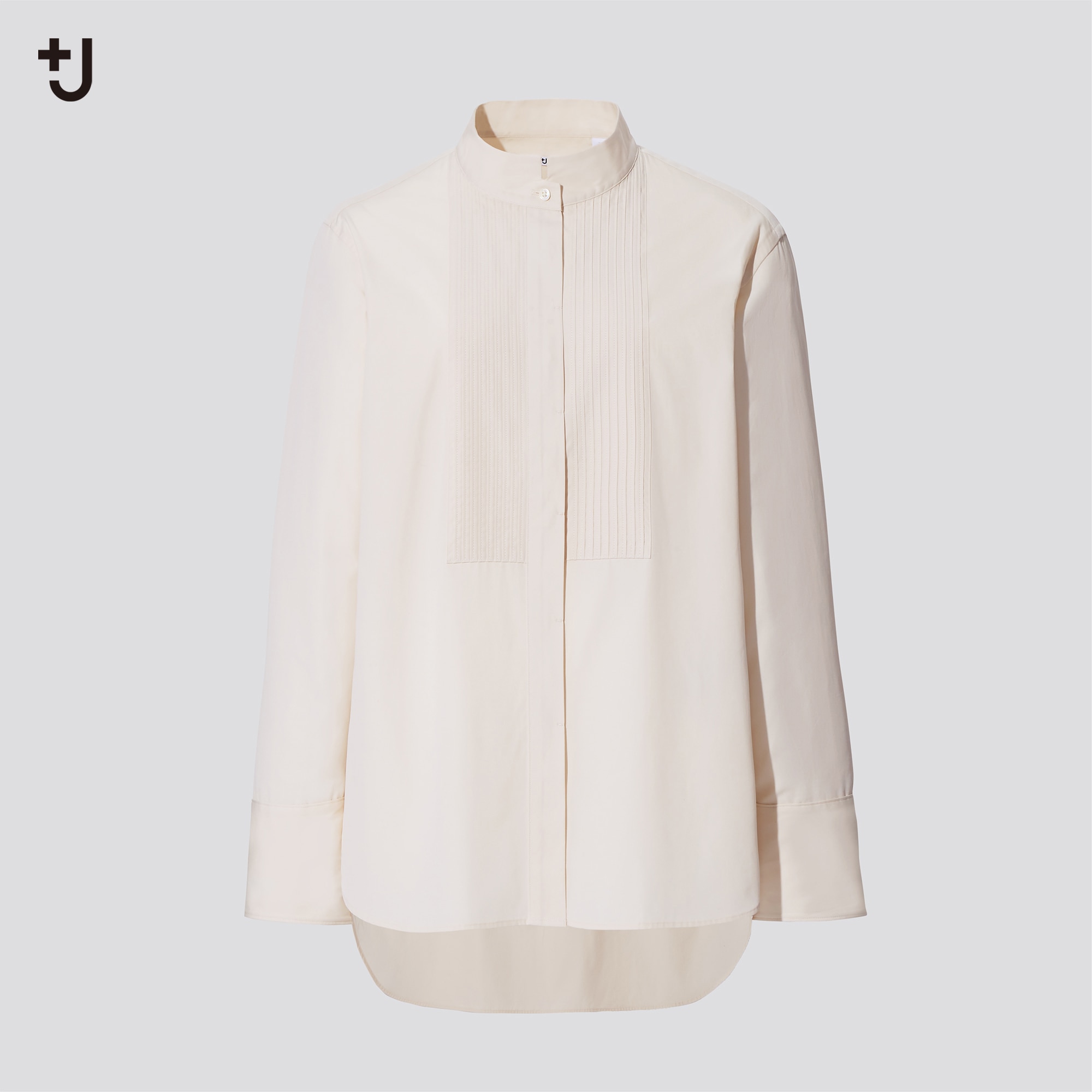 Supima® Cotton Tucked Long-Sleeve Shirt | UNIQLO US