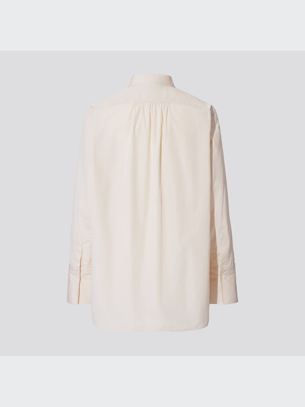 Supima® Cotton Tucked Long-Sleeve Shirt