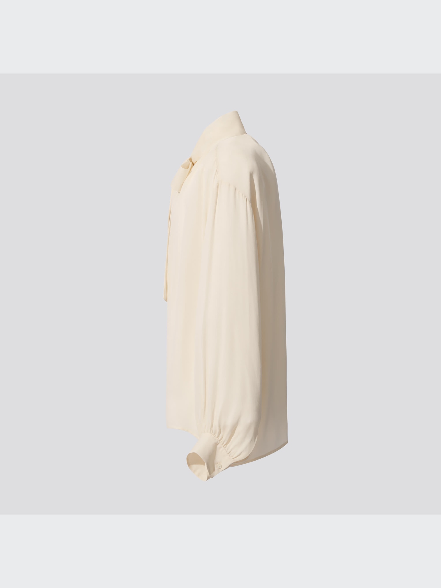 Women's +J Silk Gathered Long-Sleeve Blouse | UNIQLO US