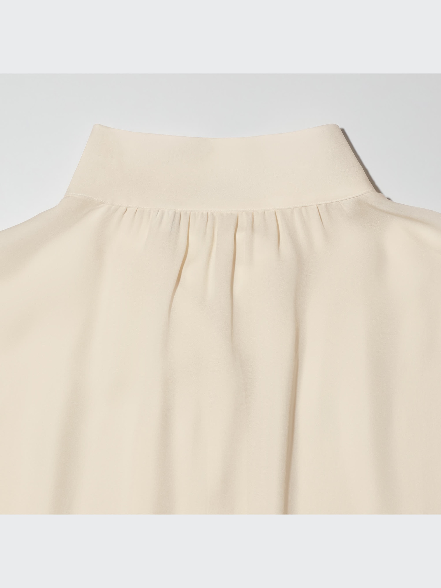 ユニクロ　ジルサンダー　プラスJ シルクギャザーブラウス　L ブルー Women's +J Silk Gathered Long-Sleeve Blouse | UNIQLO US