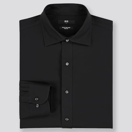 Men Super Non-Iron Slim Fit Shirt (Semi-Cutaway Collar)