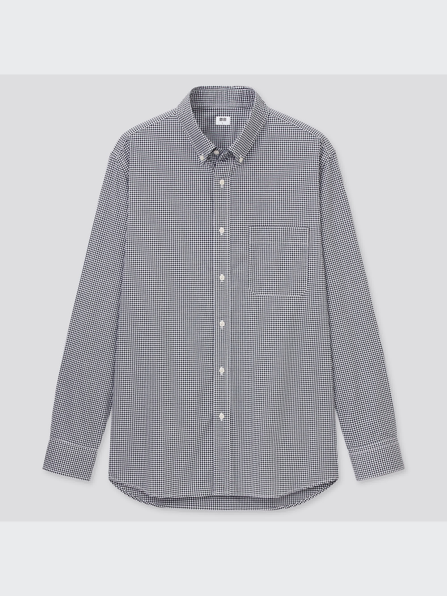 Men's Extra Fine Cotton Broadcloth Shirt | UNIQLO US
