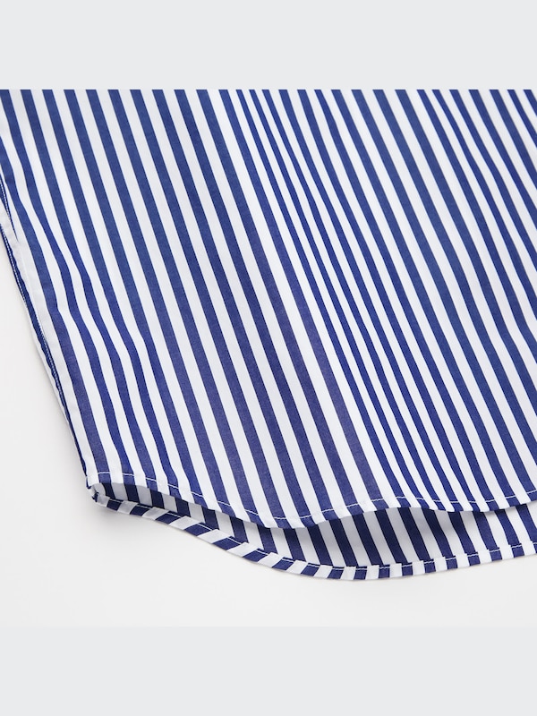 Extra Fine Cotton Broadcloth Short-Sleeve Shirt