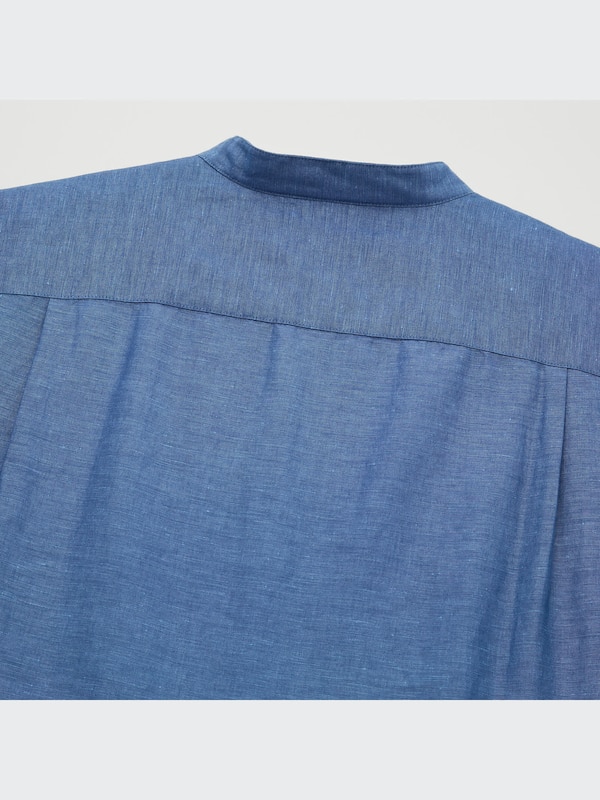 Linen Cotton Short-Sleeve Shirt