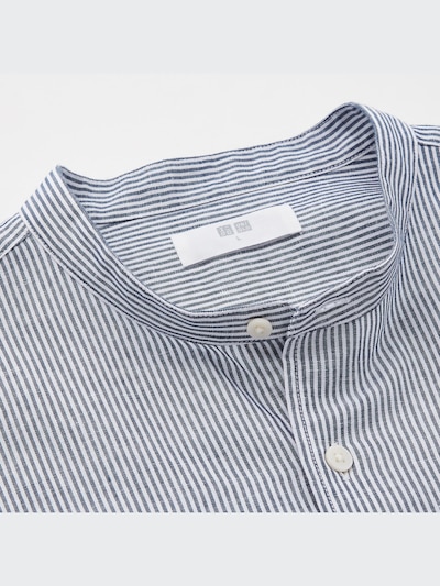 Linen Cotton Short-Sleeve Shirt