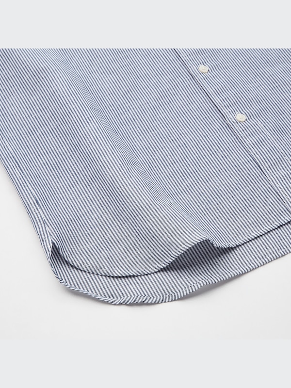 Linen Cotton Short-Sleeve Shirt