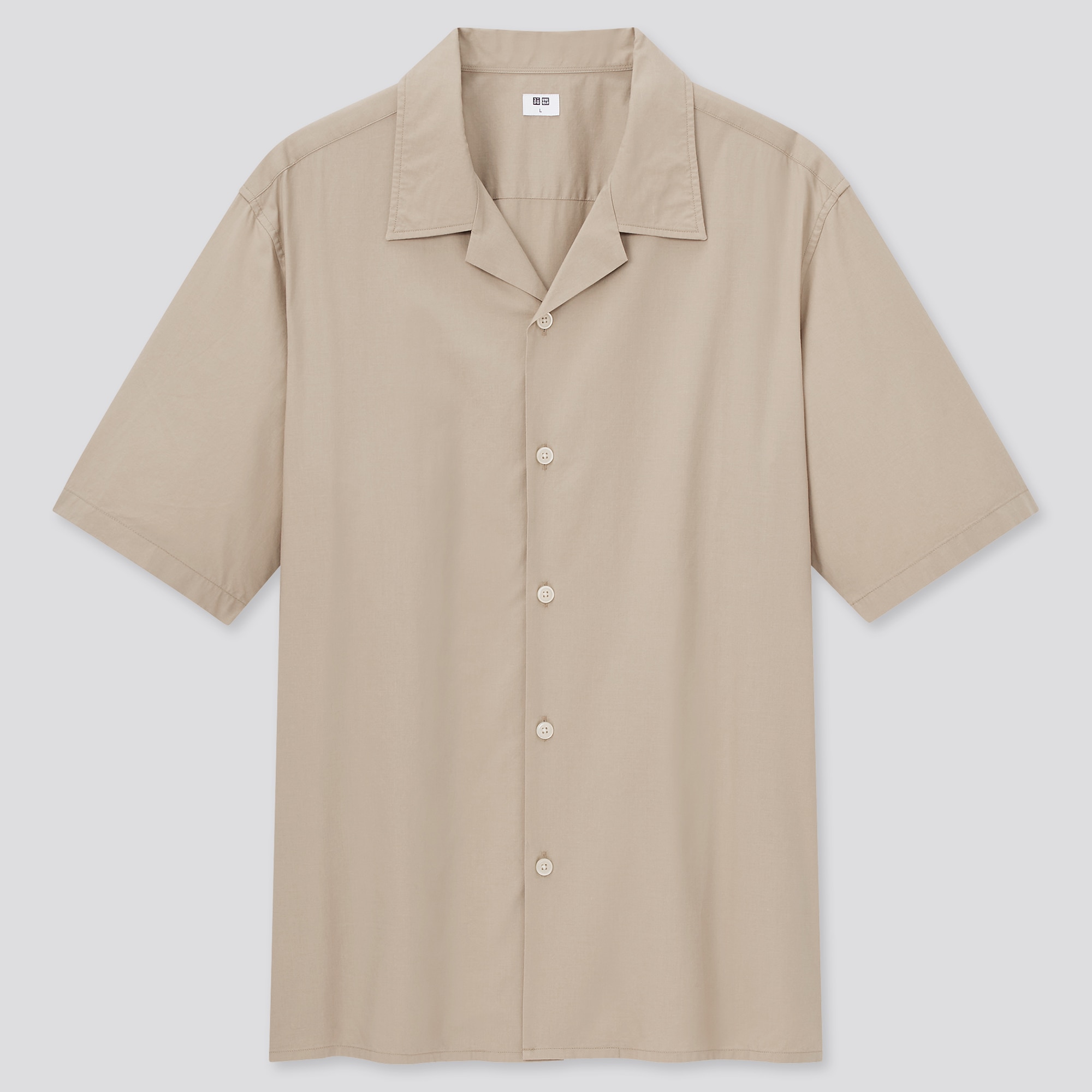 Bench DNA Men's Osborne Open Collar Short Sleeve Shirt