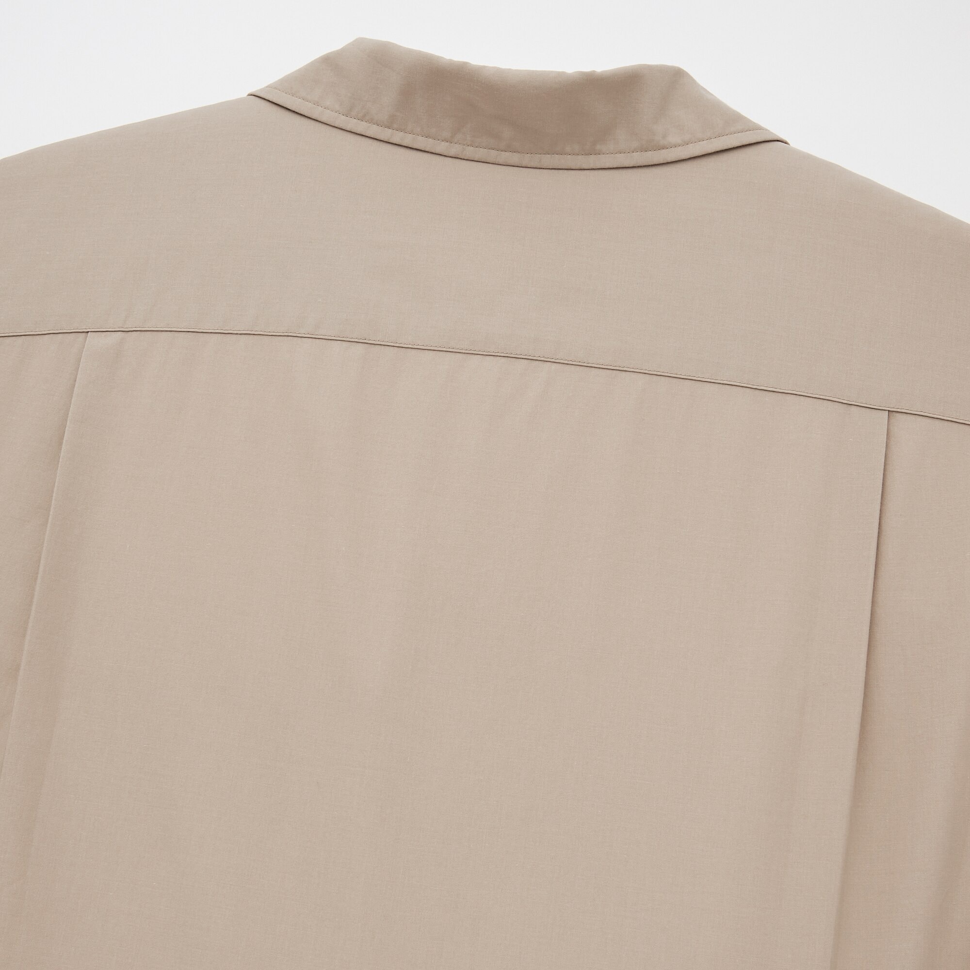 Men Cotton Modal Blend Short Sleeved Shirt (Open Collar) | UNIQLO UK