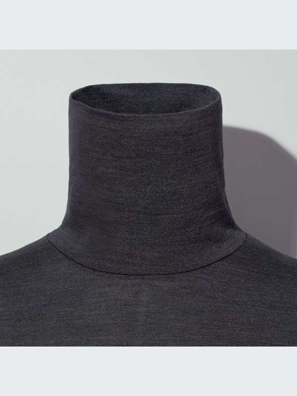 +J Silk Jersey Turtleneck Long-Sleeve T-Shirt