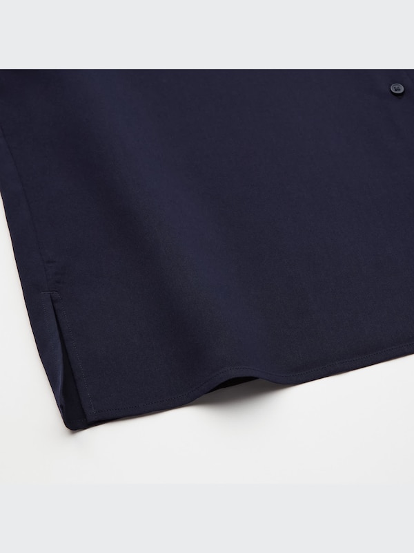 Rayon Short-Sleeve Blouse
