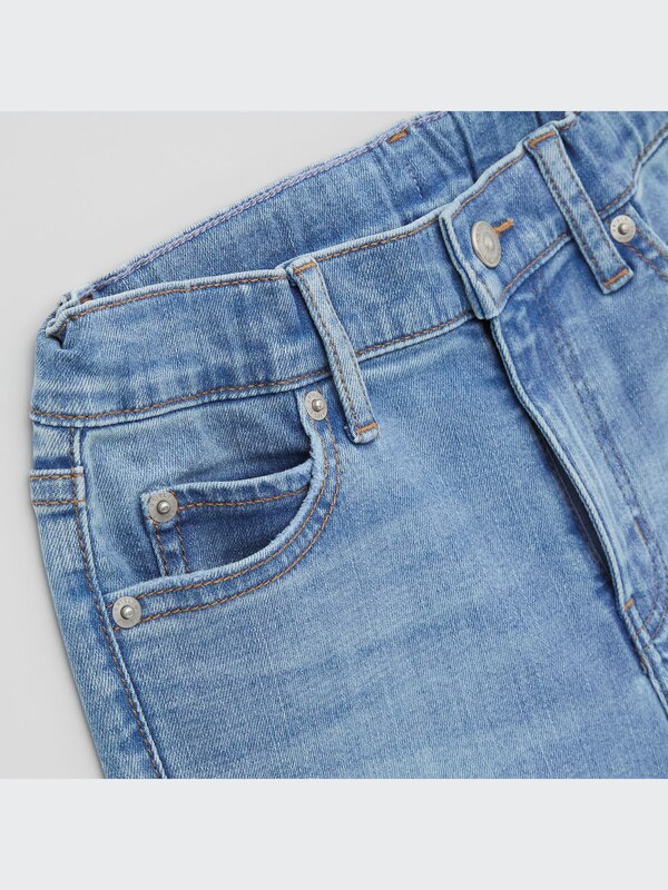 Ultra Stretch Denim Zip-Fly Slim-Fit Pants