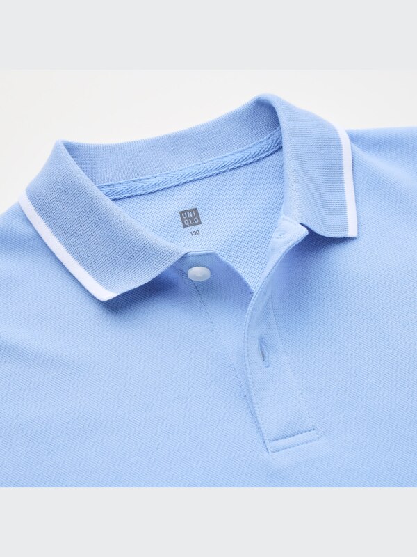 Dry Pique Short-Sleeve Polo Shirt