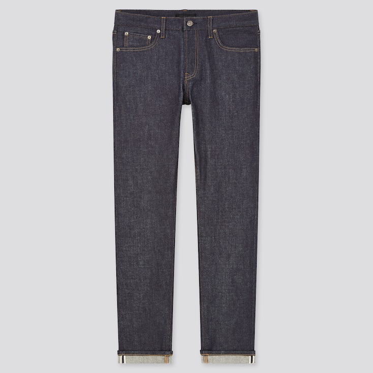 MEN STRETCH SELVEDGE SLIM-FIT JEANS | UNIQLO US