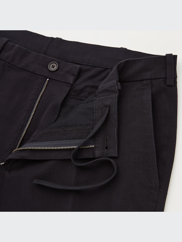 Smart 2-Way Stretch Cotton Twill Ankle Pants